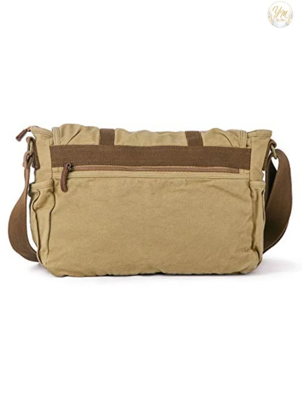 Heavy Duty Canvas Messenger Bag Vintage Frayed Style Boho Purse Shoulder Bag